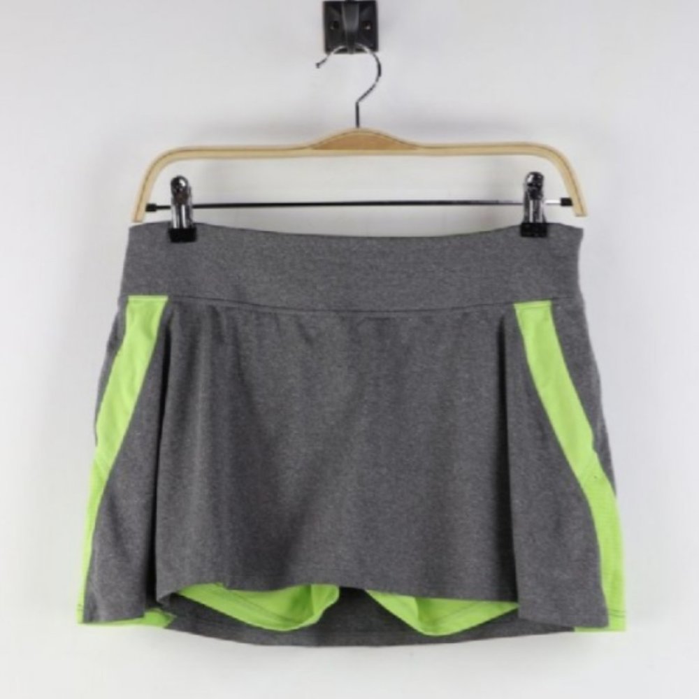 ⚫️ Champion Green/Grey Tennis Skort Sz S​